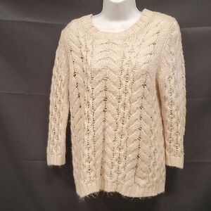 Joe Fresh Cabled Sweater SZ MD
